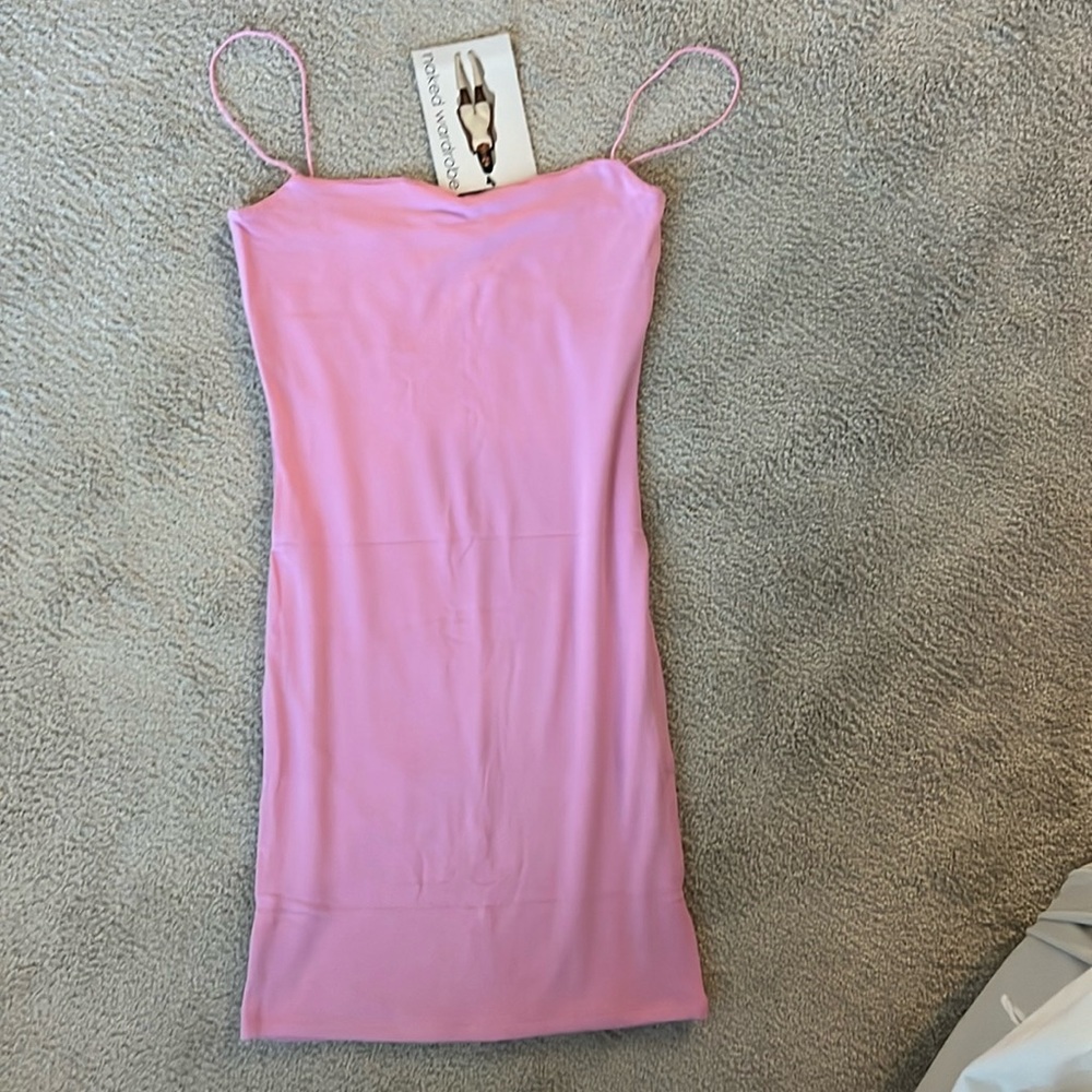 Naked Wardrobe Pink Bodycon dress